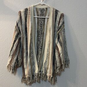 Target Brand Boho Style Fringe Cardigan